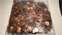 Bag of Estate Coins Approx 8 lbs