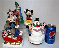 4 Schmid Disney Music Boxes - 3 Christmas