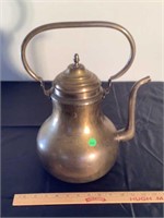 Antique Brass Tea Kettle