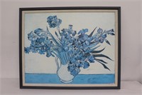 'Irises' By Vincent Van Gogh Framed Picture