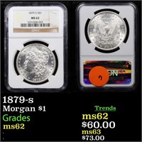 1879-s Morgan $1 Graded ms62