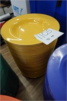 APPROX 40 YELLOW BOWLS