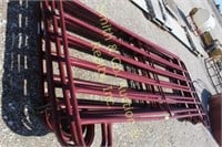 LOT OF 12 - RED TUBE PANELS, 12'
