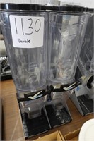 DOUBLE CEREAL DISPENSER, NEW