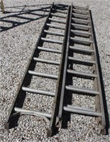 Werner 24' Ext. Ladder & 12' Aluminum Ladder