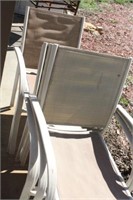 6 Stackable Outdoor Patio Chairs