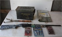 Ammo Box, Youth Pellet Rifle & Broadheads
