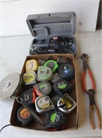 Several Tape Measures, Dremel Tool & Wire Snips