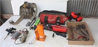 Cordless Saw,, Tire Plug Kit, Bottle Jack & More