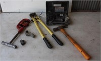 Pipe & Bolt Cutters, Air Compressor & Hammer