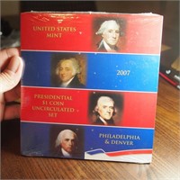 2007 United States Mint Presidential UNC Set