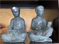 L - Asian Stone Bookends