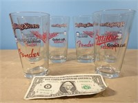 *Set of 6 "Miller" Tall Glasses