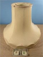*LPO* Large Ivory Colored Lamp Shade, 20.5in W/