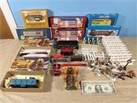 *Train Lot Including Various Brands Of Rail Cars,