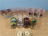 *Kentucky Derby Glasses, 11 Total