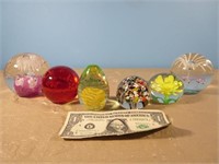 *6 Beautiful Various Size Paper Weights