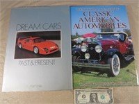 2 Big Automobile Books, ( Dream Cars Past &