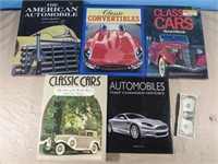 5 Cars/Automobile Books, ( Automobiles That