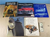 5 Classic Car Books, ( Great Classic Cars,