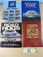4 Automobile Books, ( GM 100 Years, Dream Cars,