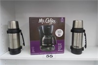 Mr. Coffee - New in Box w 2 Thermos'