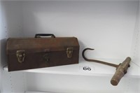 Metal ToolBox & Large Hook