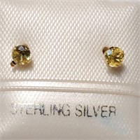 $250 14K  Citrine Earrings EC87-49