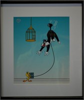Sylvester Unplugged Serigraph Cel with COA