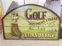 England Golf Themed Pub Decor