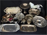 Assortment of Silver Plated Items