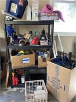 Utility Shelf with Items