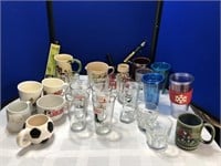 Collection of Beer Mugs from England and more