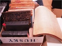 Box of vintage Illinois law books: three 1850s
