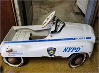 EARLY NYPD PEDAL CAR