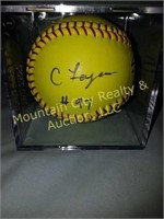 Autographed VT Softball - #97 - Cameron Fagan