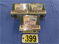 3 Boxes of Desert Storm Cards