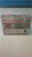 Winchester Super X 20 gauge box of deer shotgun