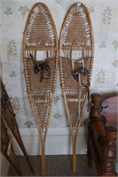 LARGE WOODEN SNOWSHOES 59"