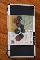 NEW BOCCE BALL SET WITH CASE