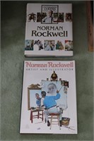 TWO NORMAN ROCKWELL HARD COVER BOOKS