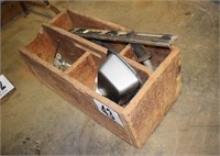 Wood Box & Contents 26x13"