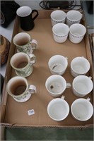 LOT OF TEA AND COFFEE CUPS