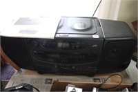 JVC CD AND CASSETTE PLAYER 26"