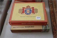 TWO CIGAR BOXES