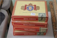 LOT OF FOUR CIGAR BOXES