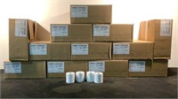 (12) Hamco Boxes of  3-1/8" Register Receipt Rolls