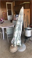 Patio Umbrella (approx. 8 ft.) and Stand