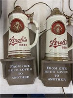 Stroh's light up signs