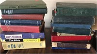 Large lot of books.  Old. Faith based w/ Bibles &